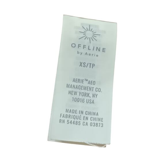 Offline by Aerie Brown Quilted Puffer Pullover Jacket XS Yellow Lightweight - Picture 9 of 10